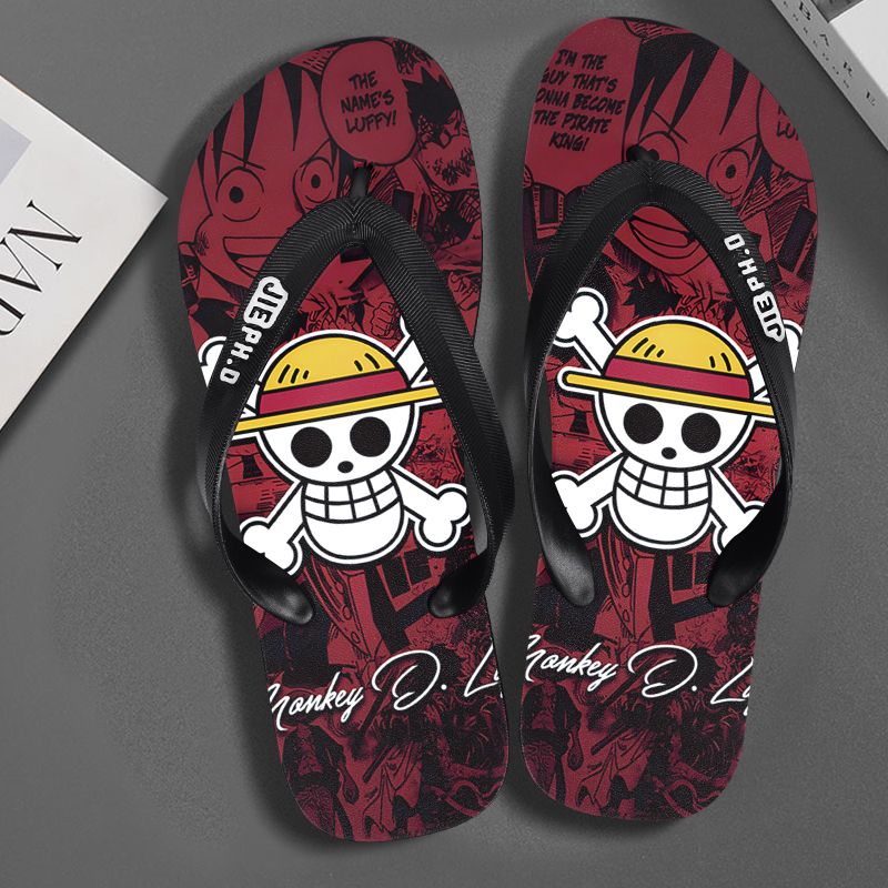 Summer Edition Clothing - New One Piece anime flip-flops non-slip