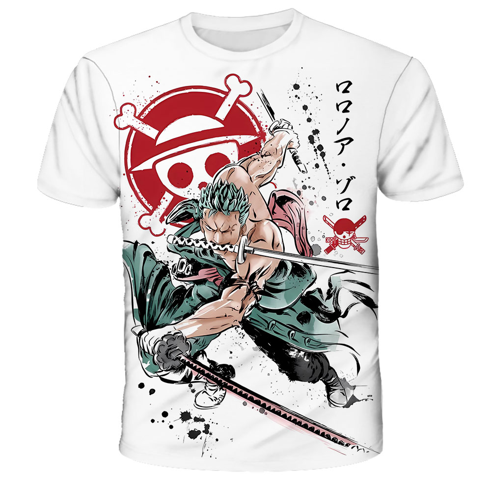 Summer Clothing Kids Boys - Fashion Kid Anime One Piece Luffy