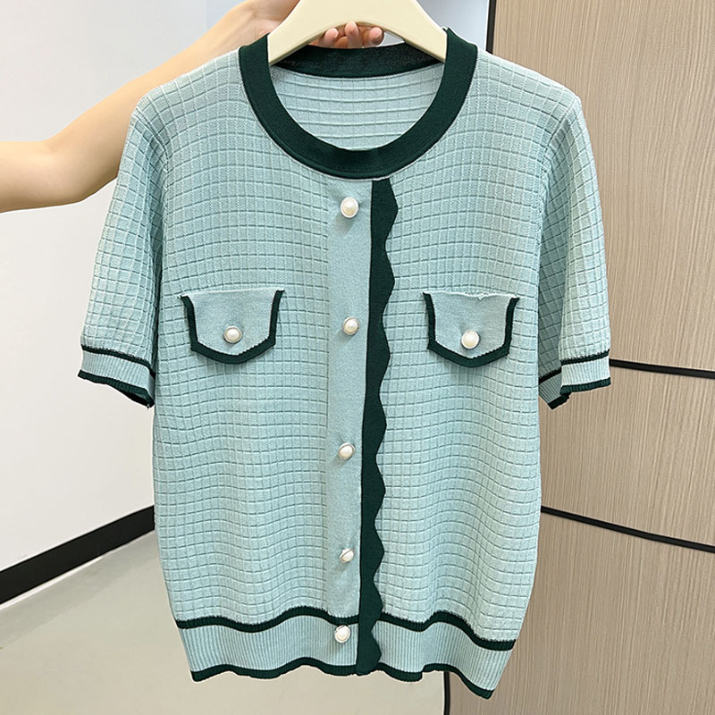 Summer Days Clothing - Sweaters New Short Sleeve Knitted Sweater