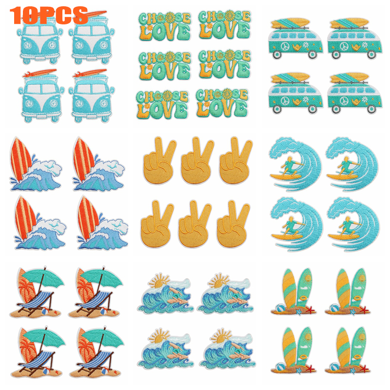 Summer Clothing Pictures - 10PCS/lots Summer Beach Themed Sports Surfing