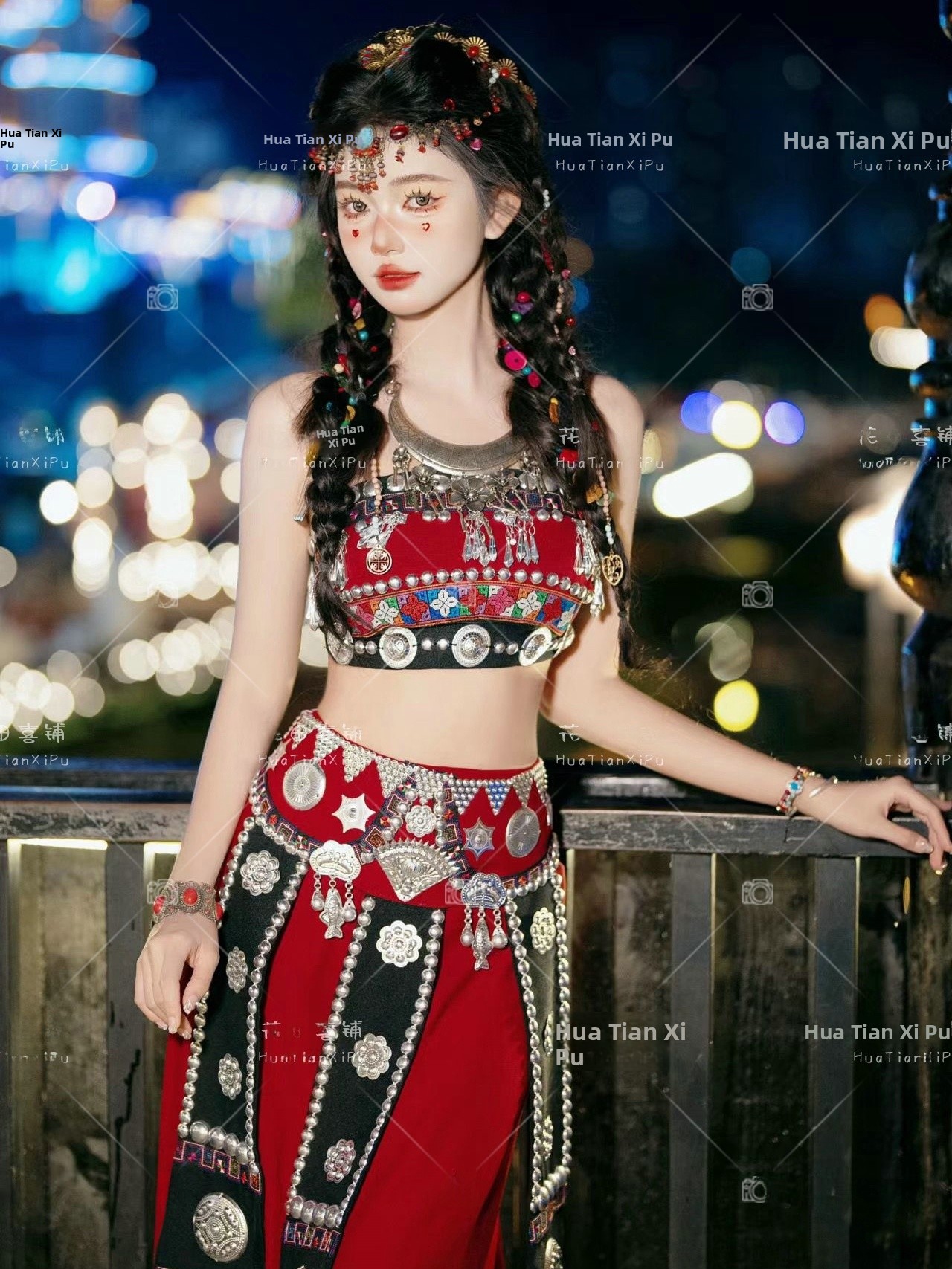 Summer Clothing Pictures - Summer Travel Photography Han Red Minority