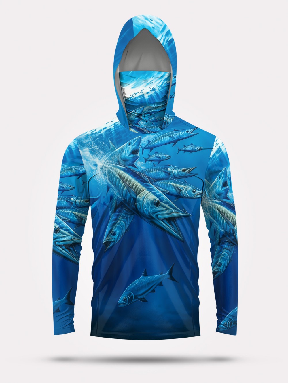 Summer Clothing Types - Men's summer fashion fish school print