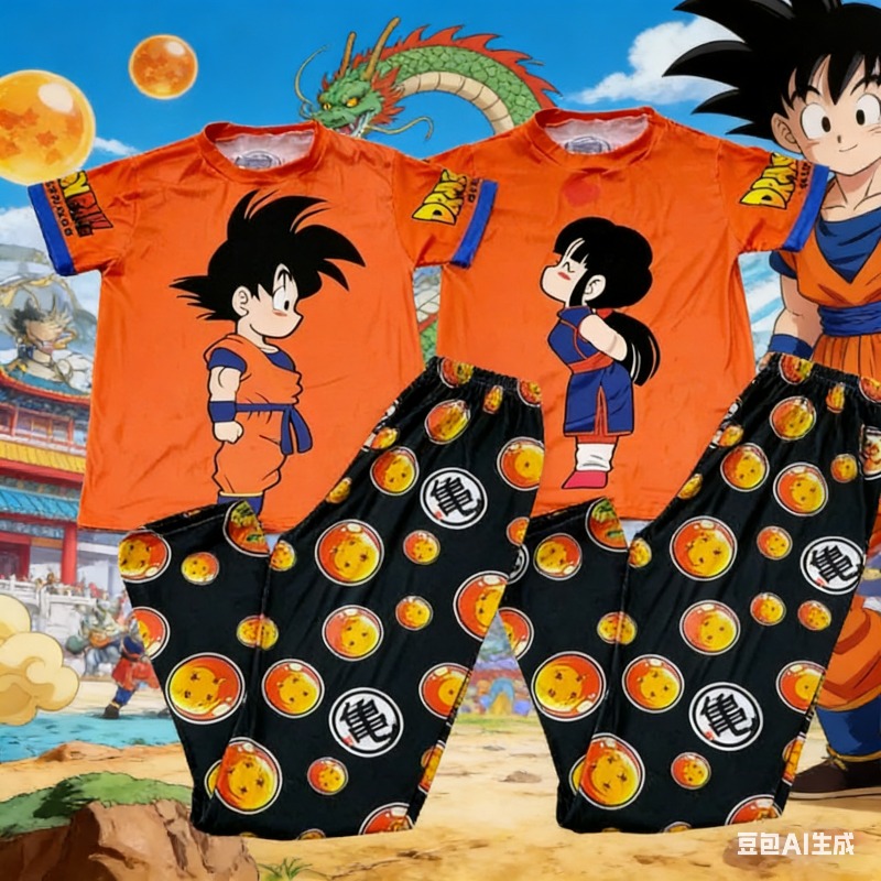 Summer Clothing For Baby Boy - 2026 Bandai Pajama Set Son Goku