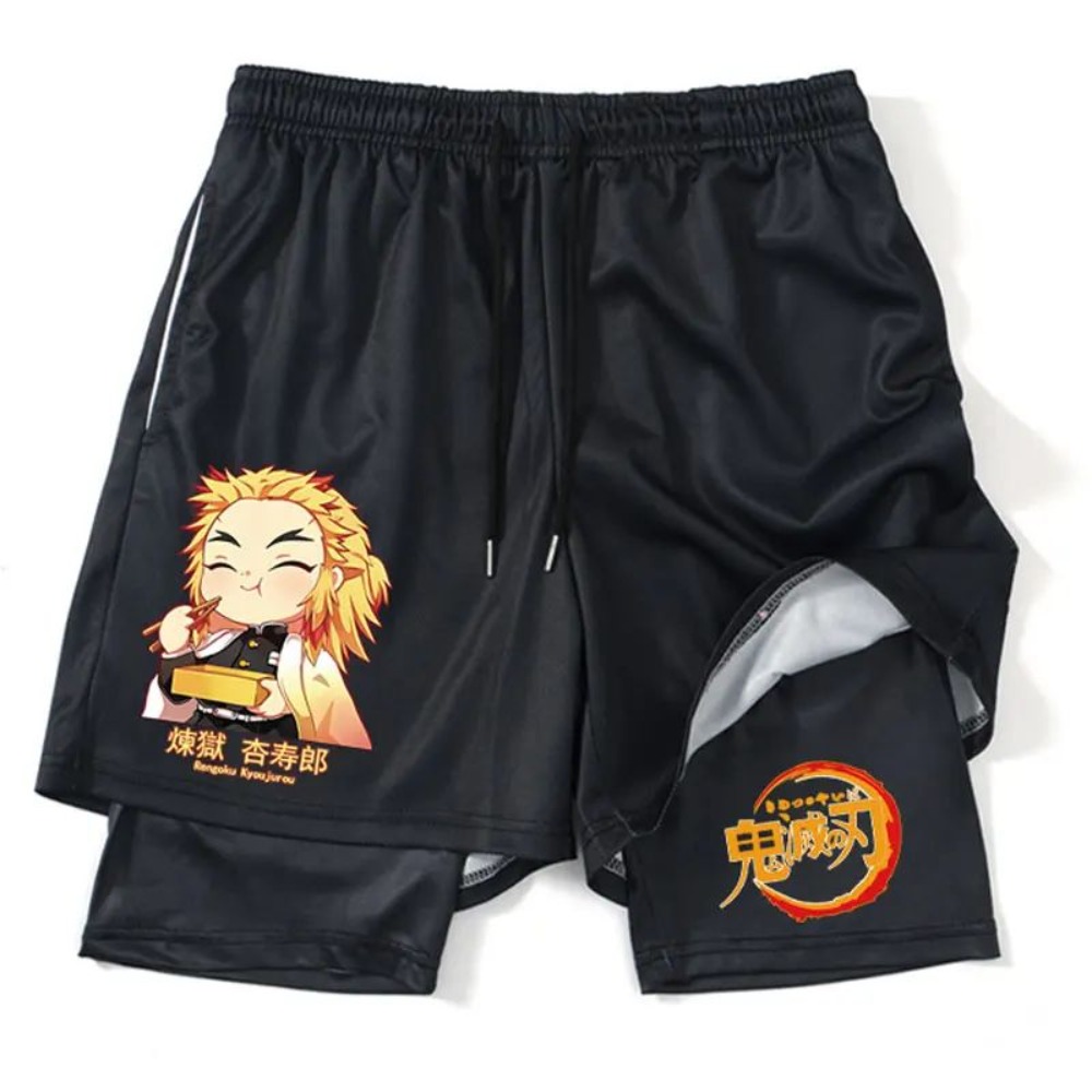 Summer Edition Clothing - Demon Slayer Rengoku Kyoujurou Unisex Harajuku