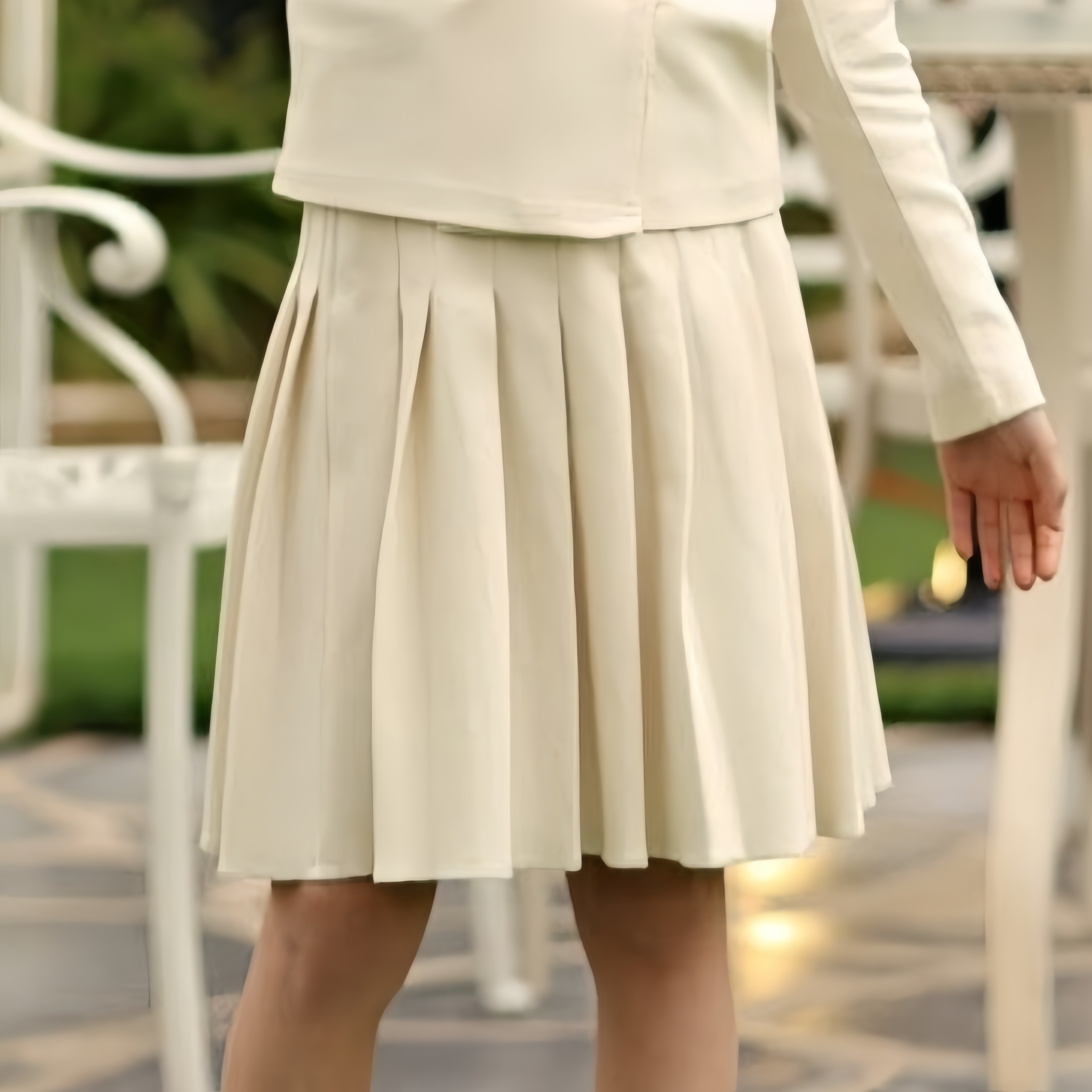 Summer Clothing Boutiques - Children Solid Color Fashion Pleated Skirt