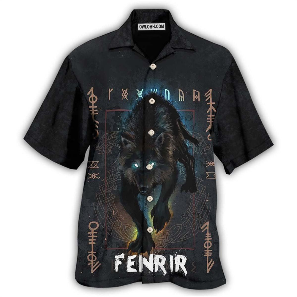 Summer Viking Clothing - 2024 Viking Men's Shirt Animal Cuban