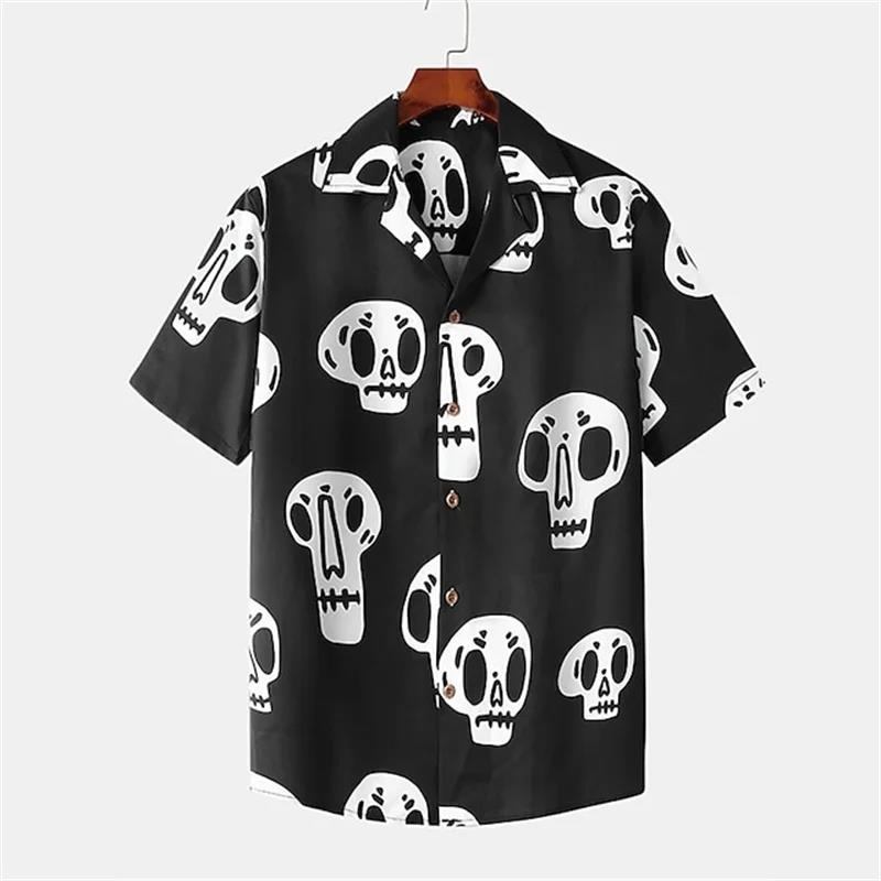Summer Vacation Clothing Men - Hawaiian Coconut Tree Sunset Print Shirts