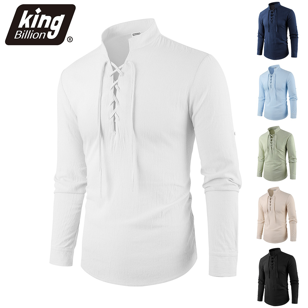 Summer Viking Clothing - Men's Vintage V-neck T-shirt Pirate Medieval