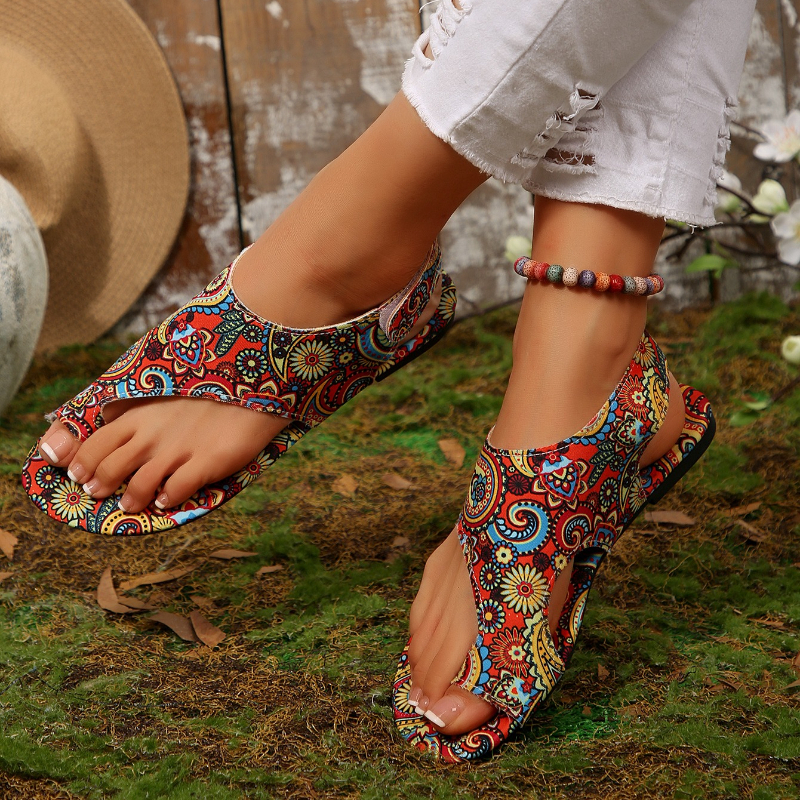 Summer Clothing Modest - 2026 New Bohemian Print Designer Flat