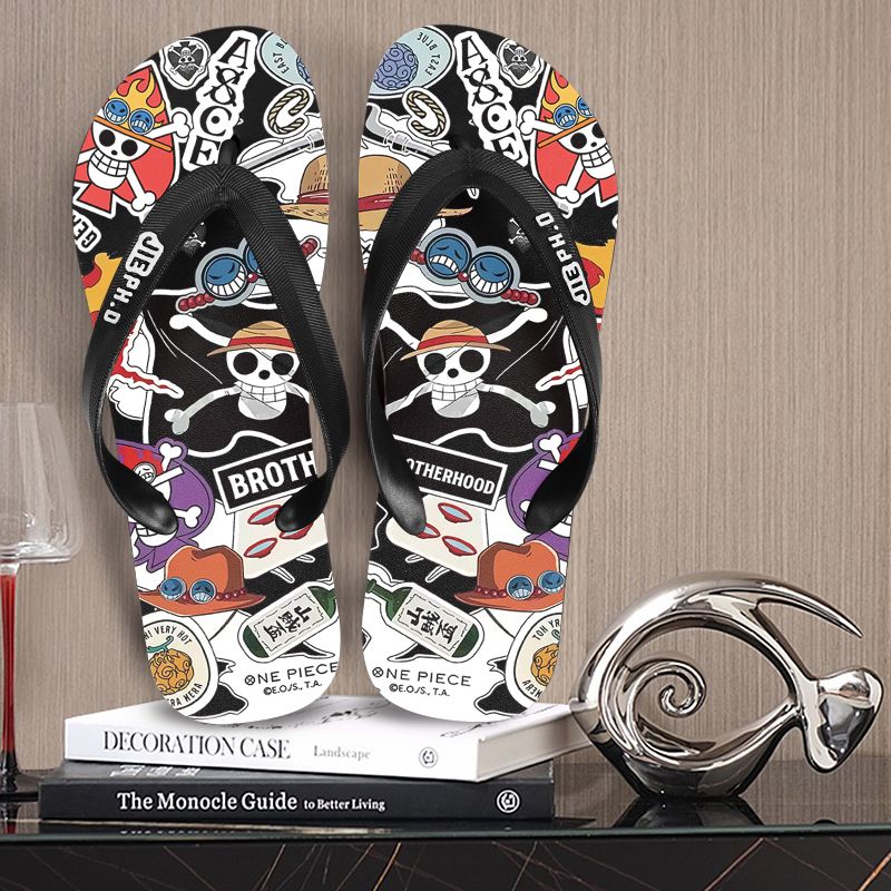 New One Piece anime flip-flops - đánh giá và giá Summer Edition Clothing
