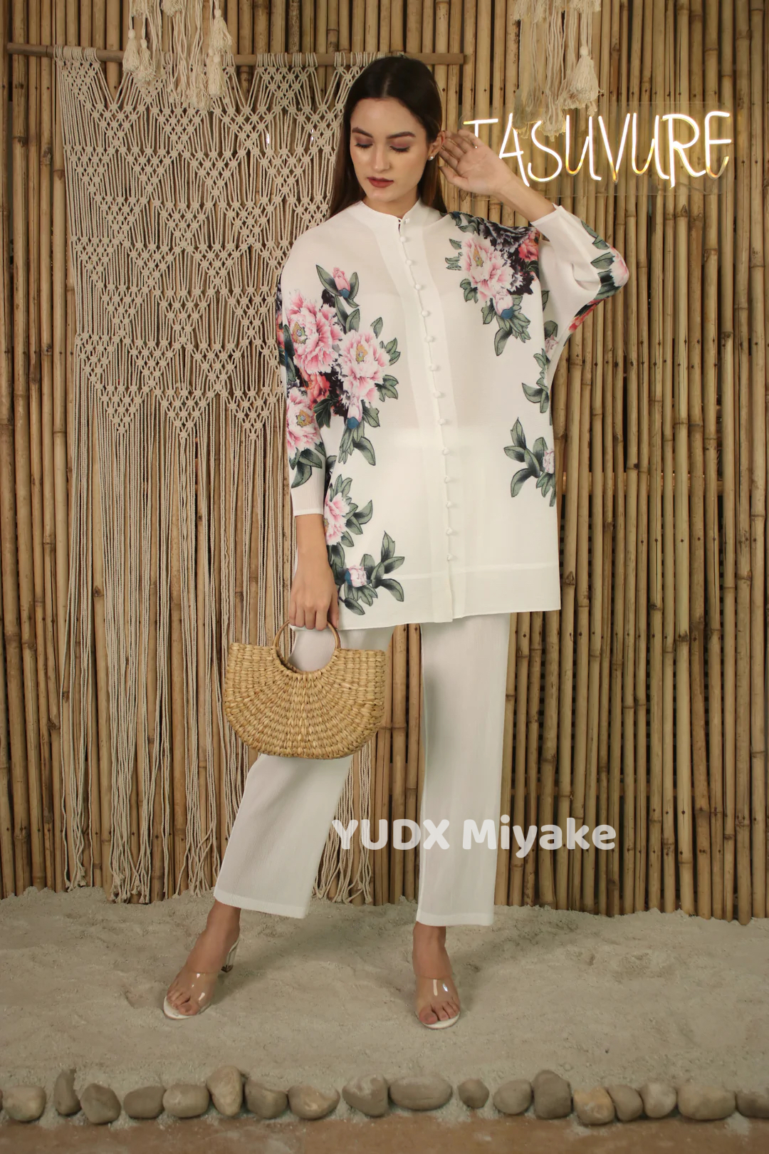 YUDX Miyake Pleated Floral Pri - đánh giá và giá Summer Days Clothing