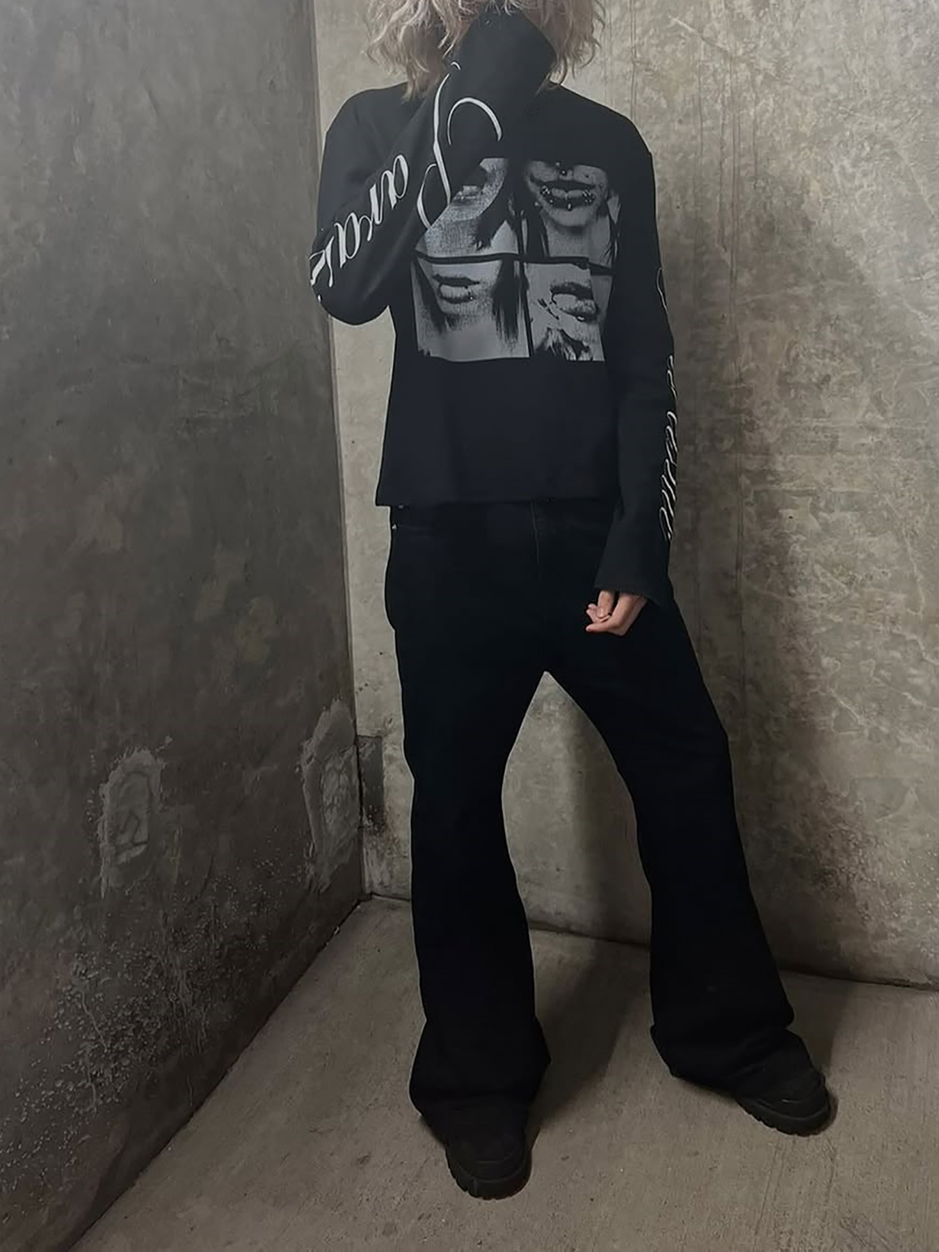 Dark style street punk unisex  - đánh giá và giá Summer Clothing Types