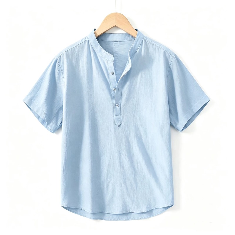 Summer Thin Short-sleeved Shir - đánh giá và giá Summer Clothing Types
