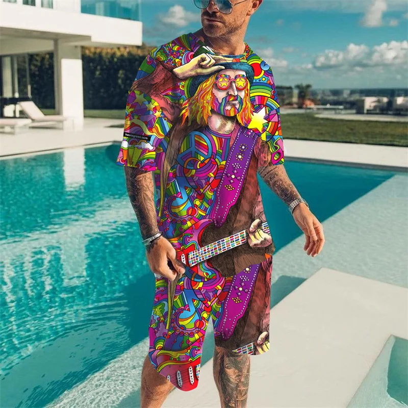Graffiti Style Hawaiian T-shir - đánh giá và giá Beach Shirt Hawaiian