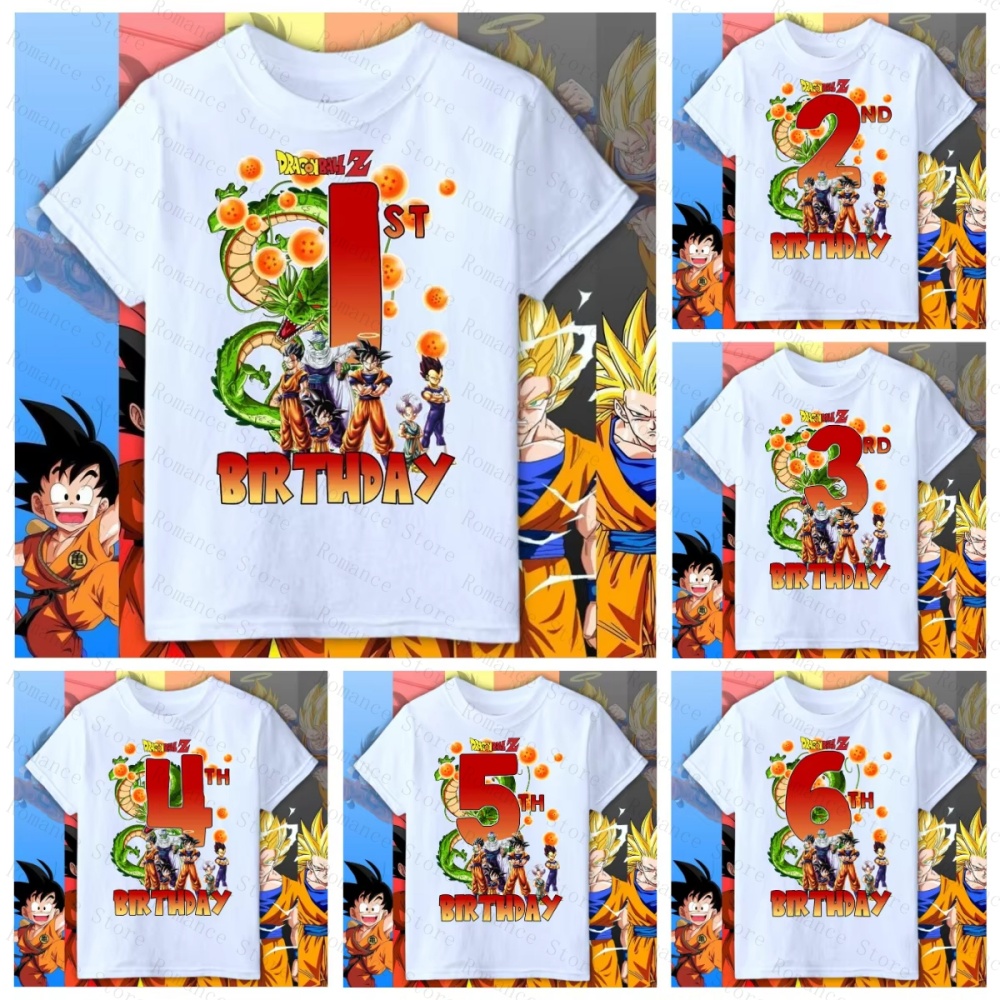 2026 Summer Dragon Ball BIRTHD - đánh giá và giá Summer Clothing Kids Boys
