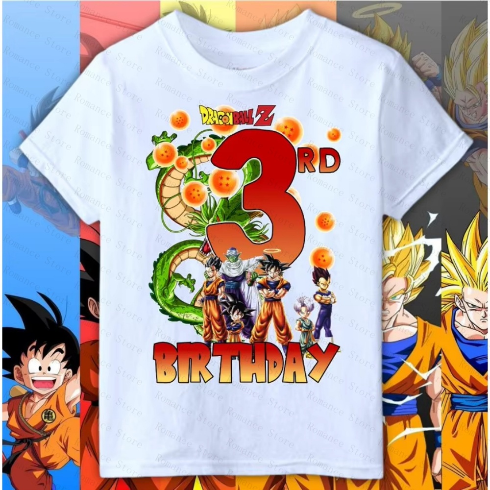 2026 Summer Dragon Ball BIRTHD - đánh giá và giá Summer Clothing Kids Boys