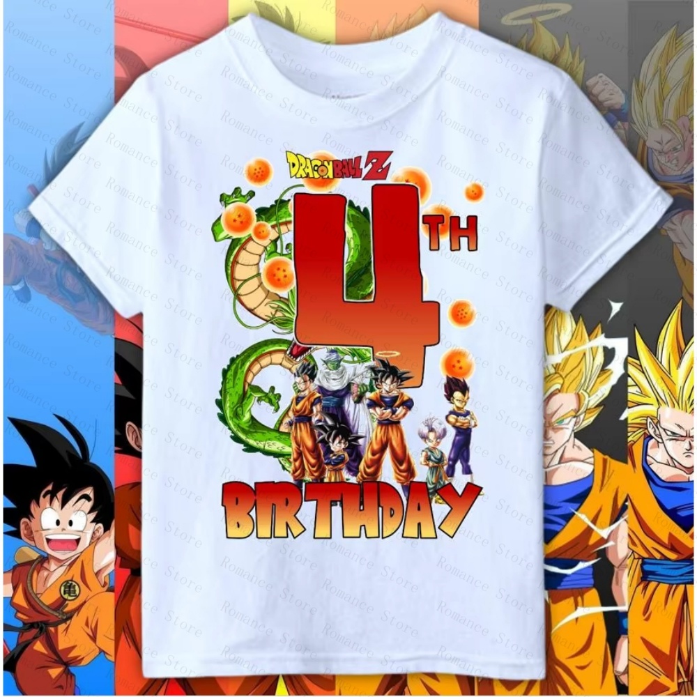 2026 Summer Dragon Ball BIRTHD - đánh giá và giá Summer Clothing Kids Boys