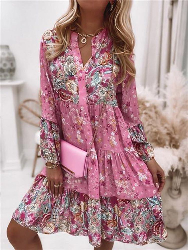 Casual Floral Print Dresses Fo - đánh giá và giá Zara Summer Clothing For Women