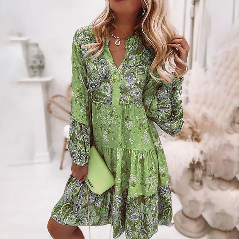 Casual Floral Print Dresses Fo - đánh giá và giá Zara Summer Clothing For Women