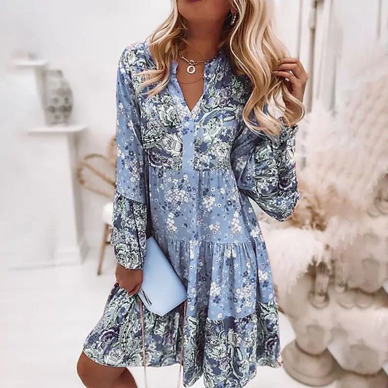 Casual Floral Print Dresses Fo - đánh giá và giá Zara Summer Clothing For Women