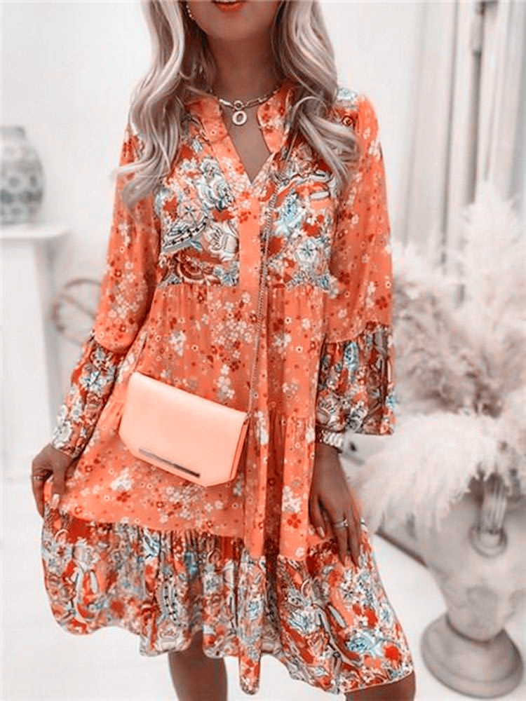 Casual Floral Print Dresses Fo - đánh giá và giá Zara Summer Clothing For Women