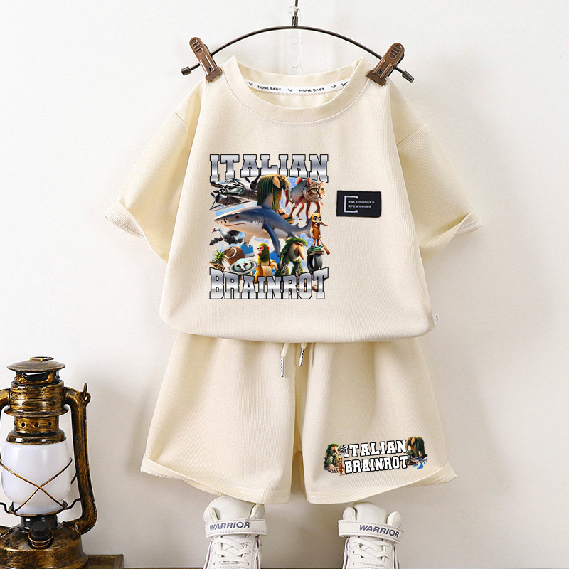 Italian Brainrot Children Hot  - đánh giá và giá Summer Clothing For Baby Boy