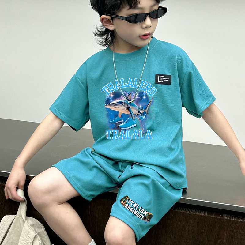 Italian Brainrot Children Hot  - đánh giá và giá Summer Clothing For Baby Boy