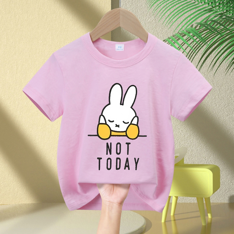 Cartoon Miffy Bunny T-Shirt Gi - đánh giá và giá Summer Clothing Baby