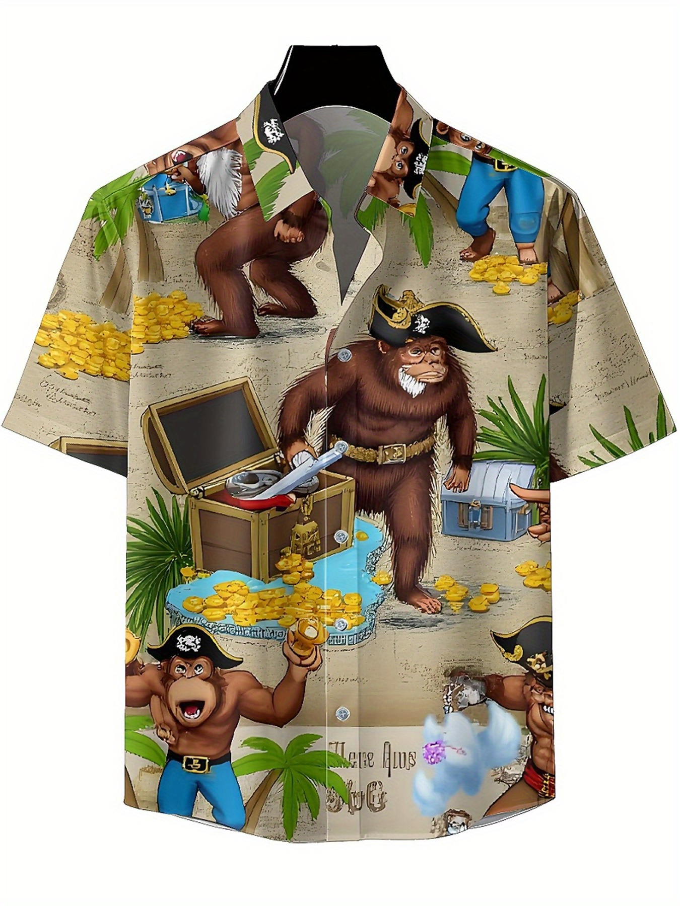 Men's Plus Size Hawaiian Shirt - đánh giá và giá Beach Shirt Hawaiian