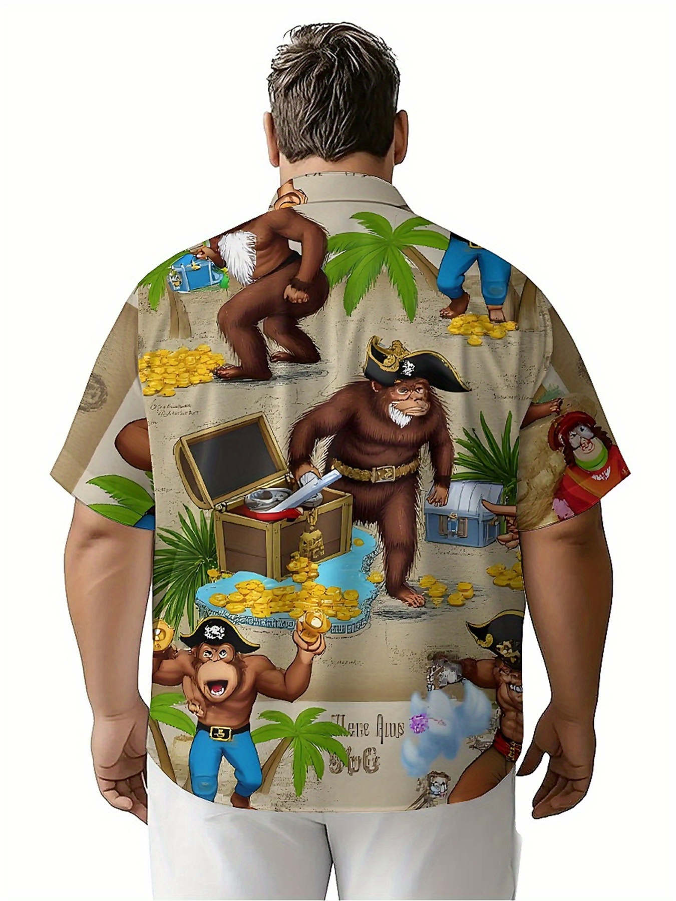 Men's Plus Size Hawaiian Shirt - đánh giá và giá Beach Shirt Hawaiian