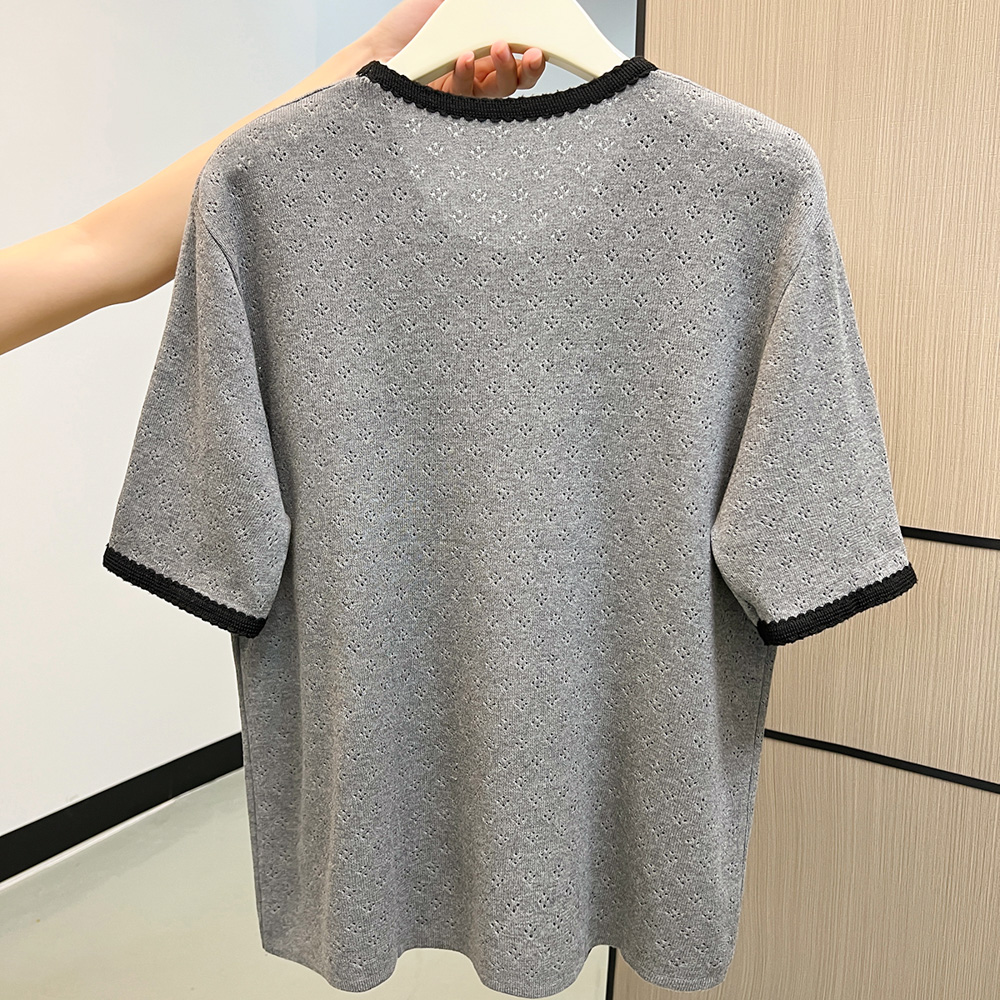 Short Sleeve Hollow Out Knitte - đánh giá và giá Summer Days Clothing