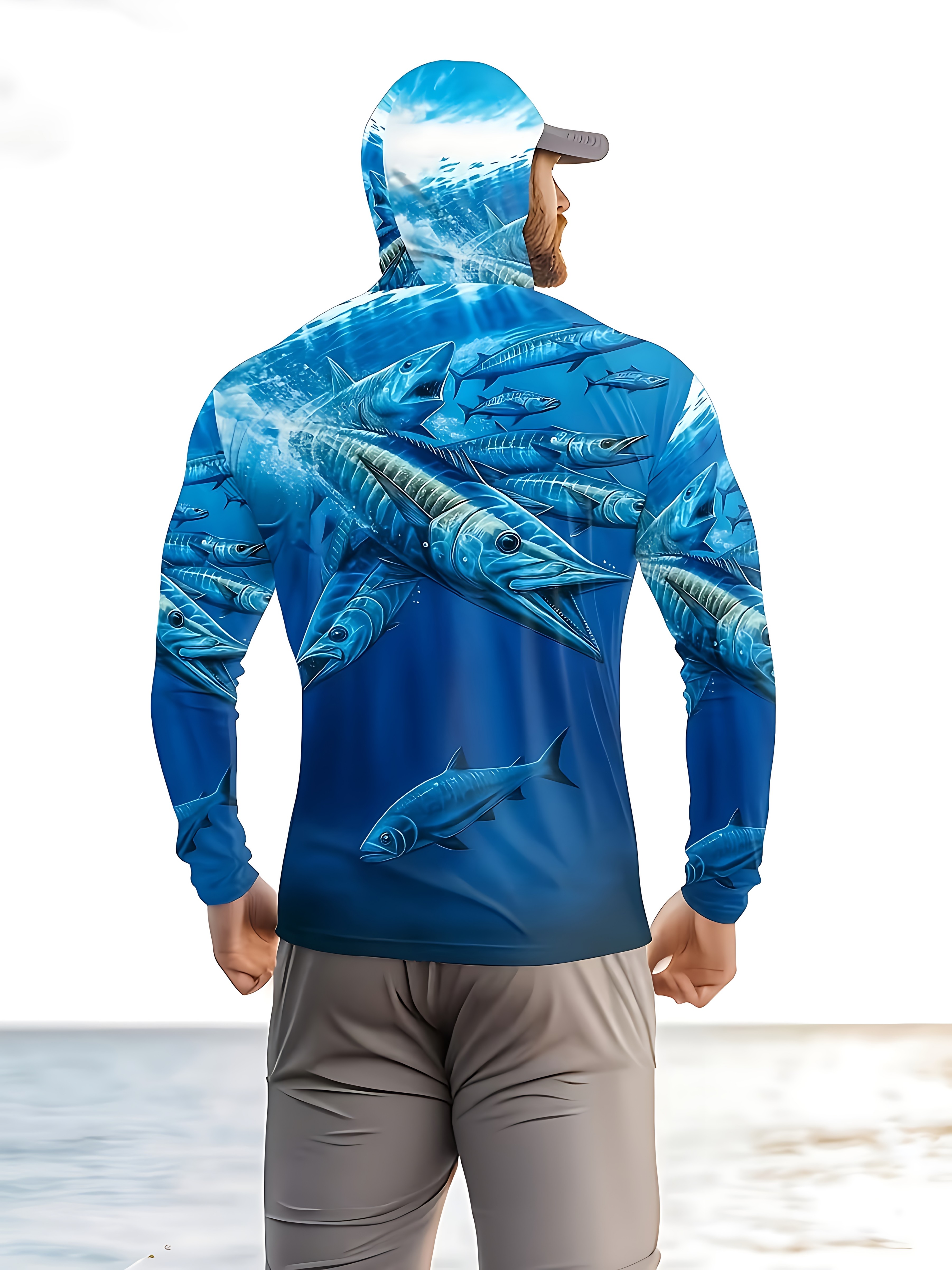 Fishing Shirt Hooded Men Fishi - đánh giá và giá Summer Clothing Types