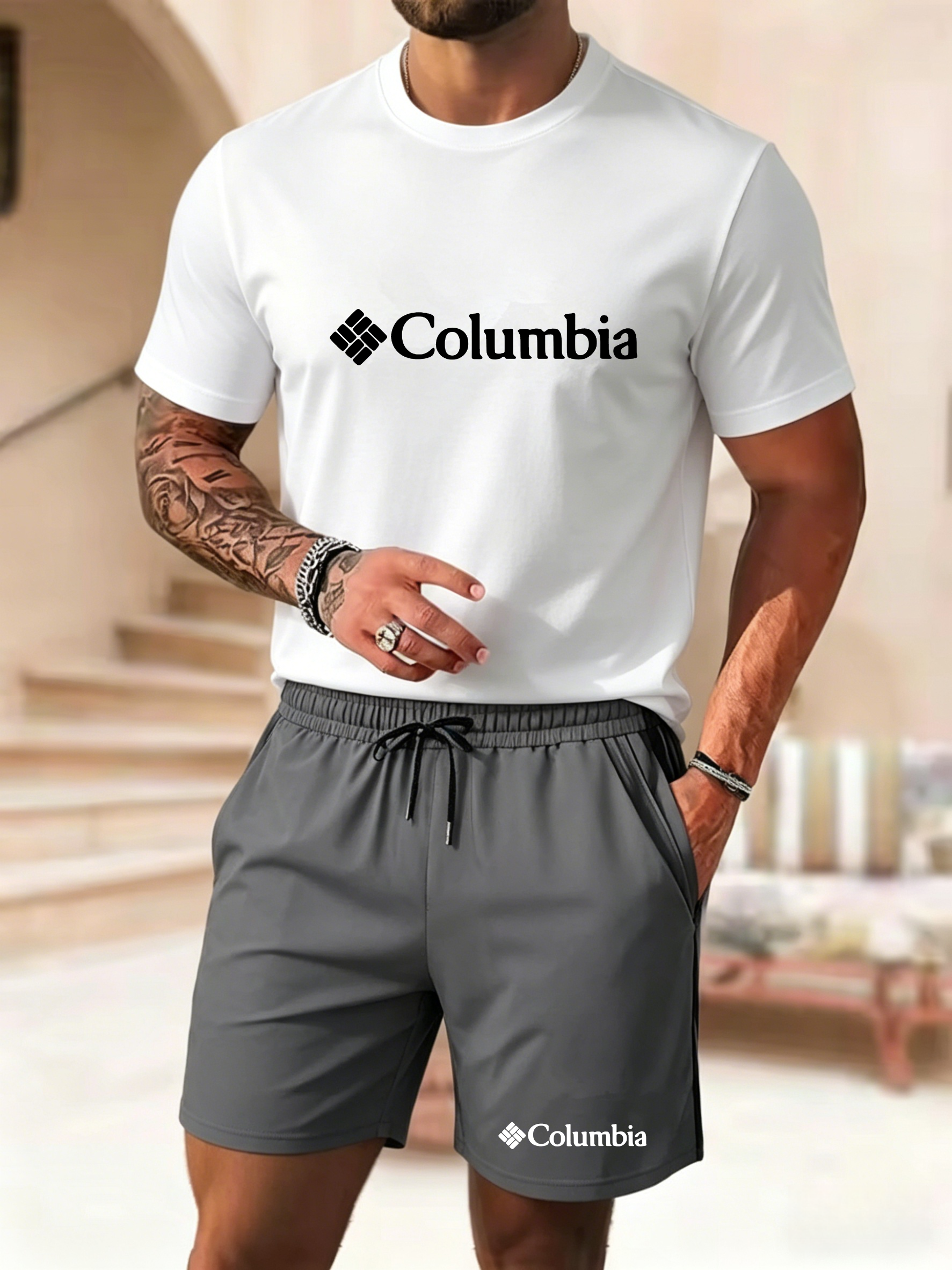 New Men's Short Sleeve Shorts  - đánh giá và giá Summer Clothing Haul