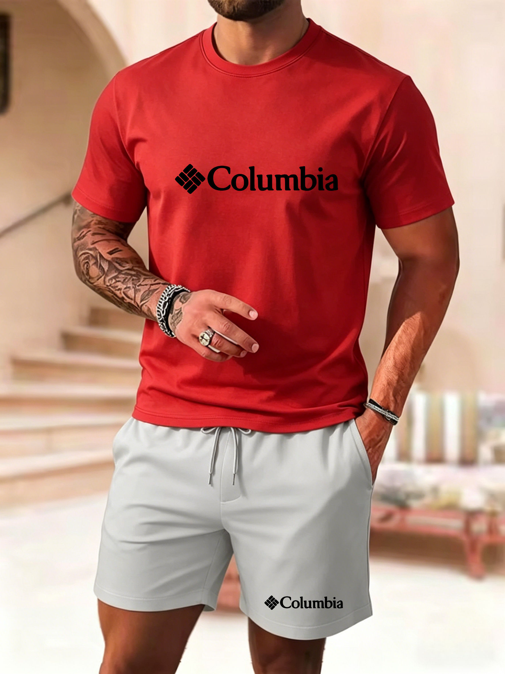 New Men's Short Sleeve Shorts  - đánh giá và giá Summer Clothing Haul