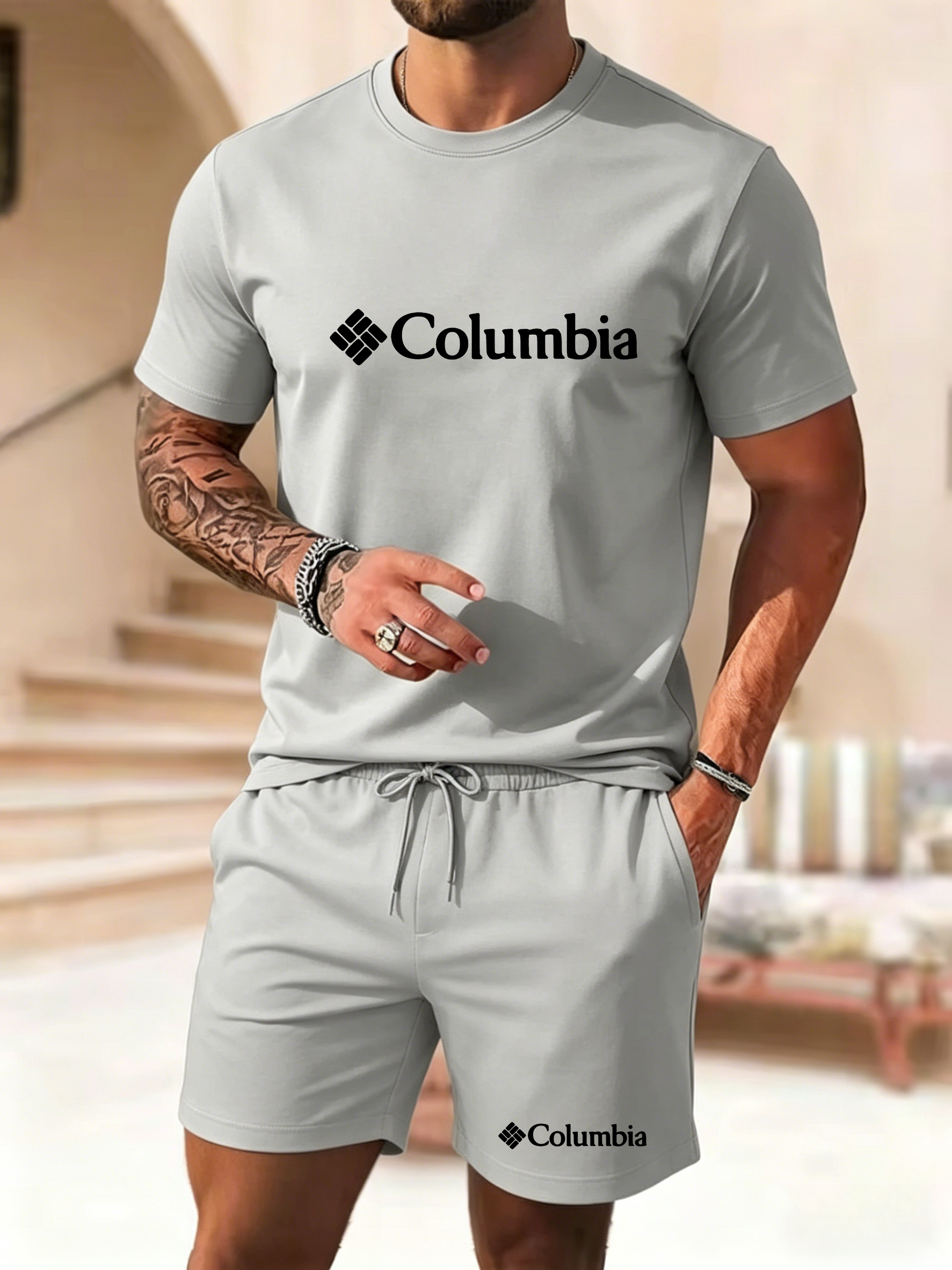 New Men's Short Sleeve Shorts  - đánh giá và giá Summer Clothing Haul