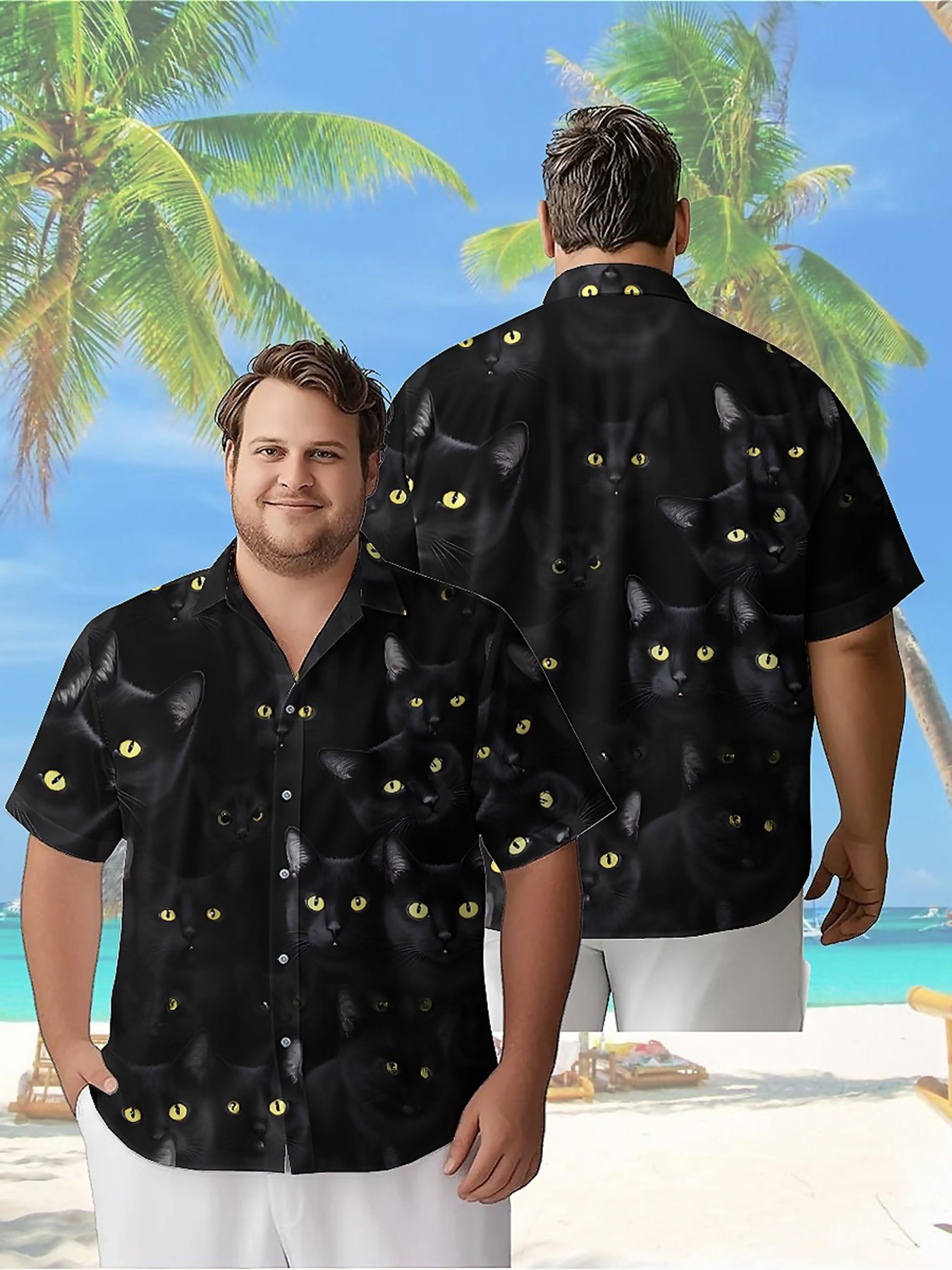 Men's Plus Size Hawaiian Shirt - đánh giá và giá Beach Shirt Hawaiian