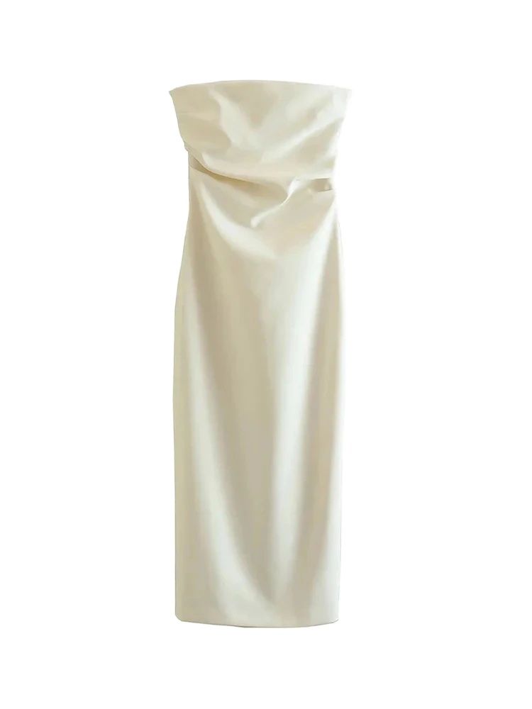 Women Fashion Strapless Gather - đánh giá và giá Zara Summer Clothing For Women