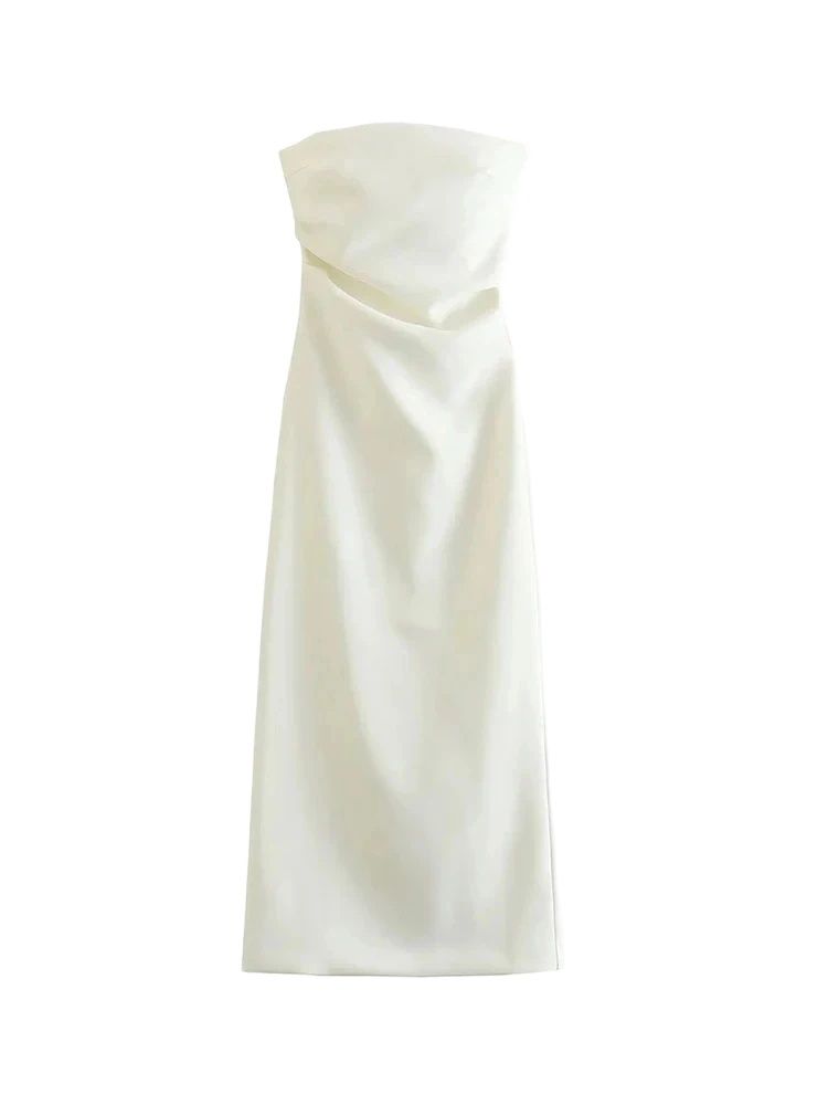 Women Fashion Strapless Gather - đánh giá và giá Zara Summer Clothing For Women