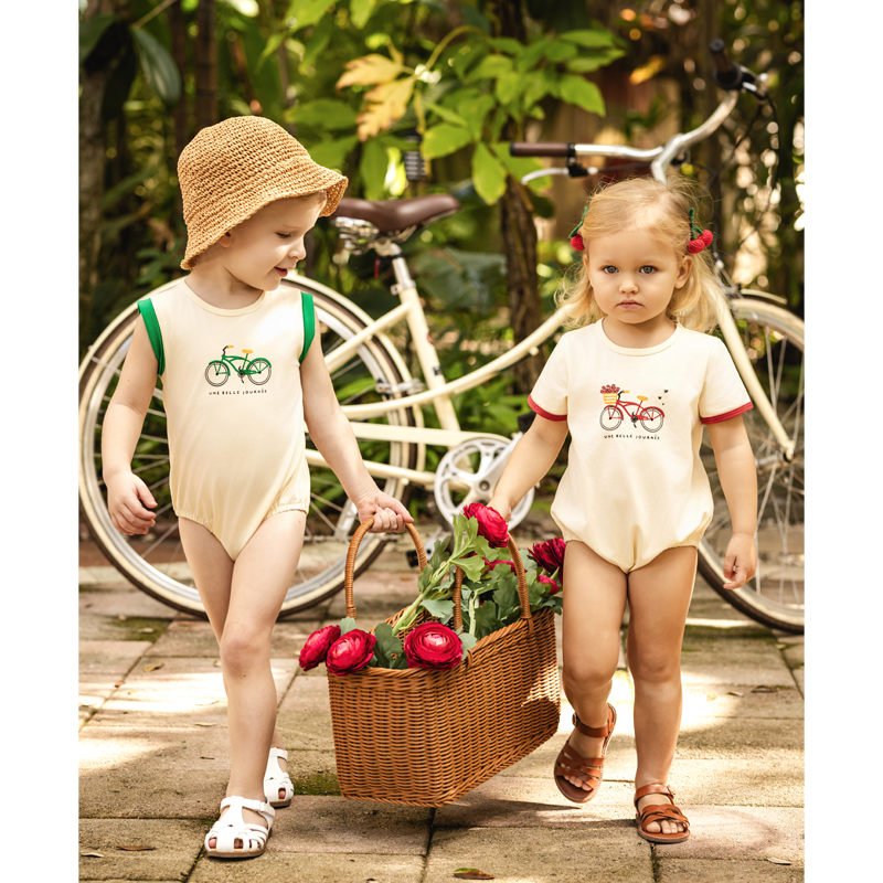 Ali Plus SS26 Printed Bike col - đánh giá và giá Summer Clothing For Baby Boy