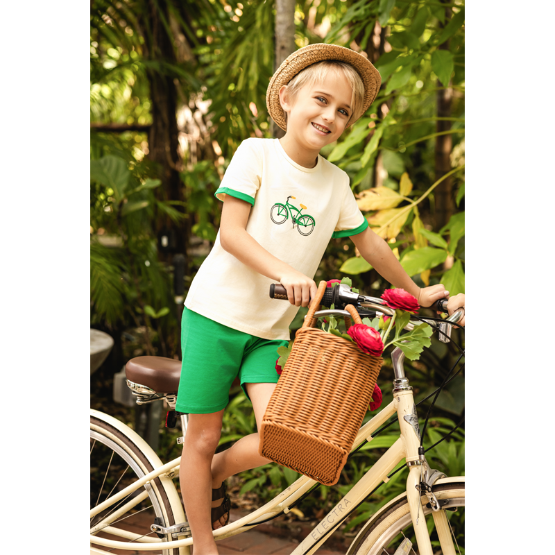 Ali Plus SS26 Printed Bike col - đánh giá và giá Summer Clothing For Baby Boy