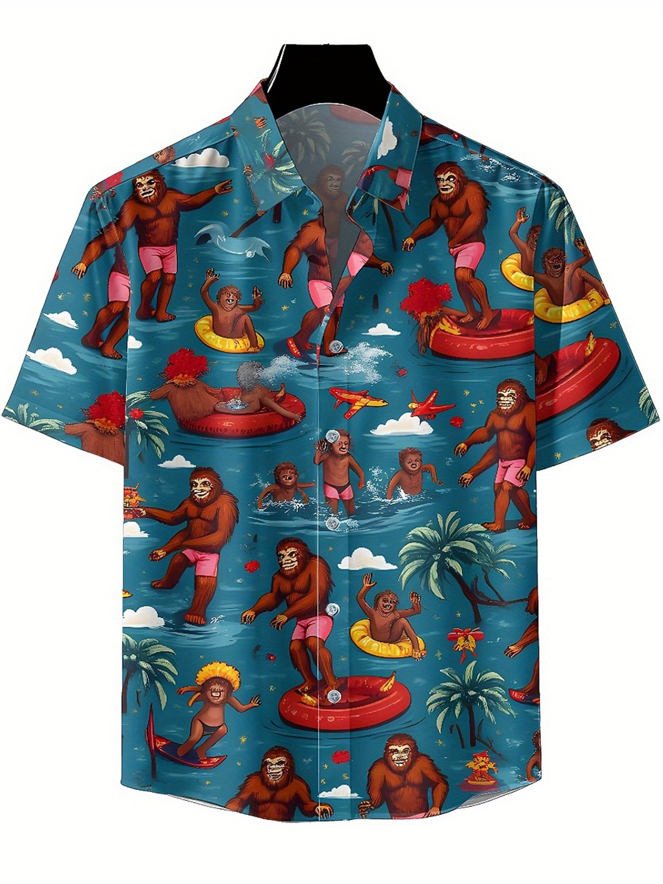 Men's Plus Size Hawaiian Shirt - đánh giá và giá Beach Shirt Hawaiian