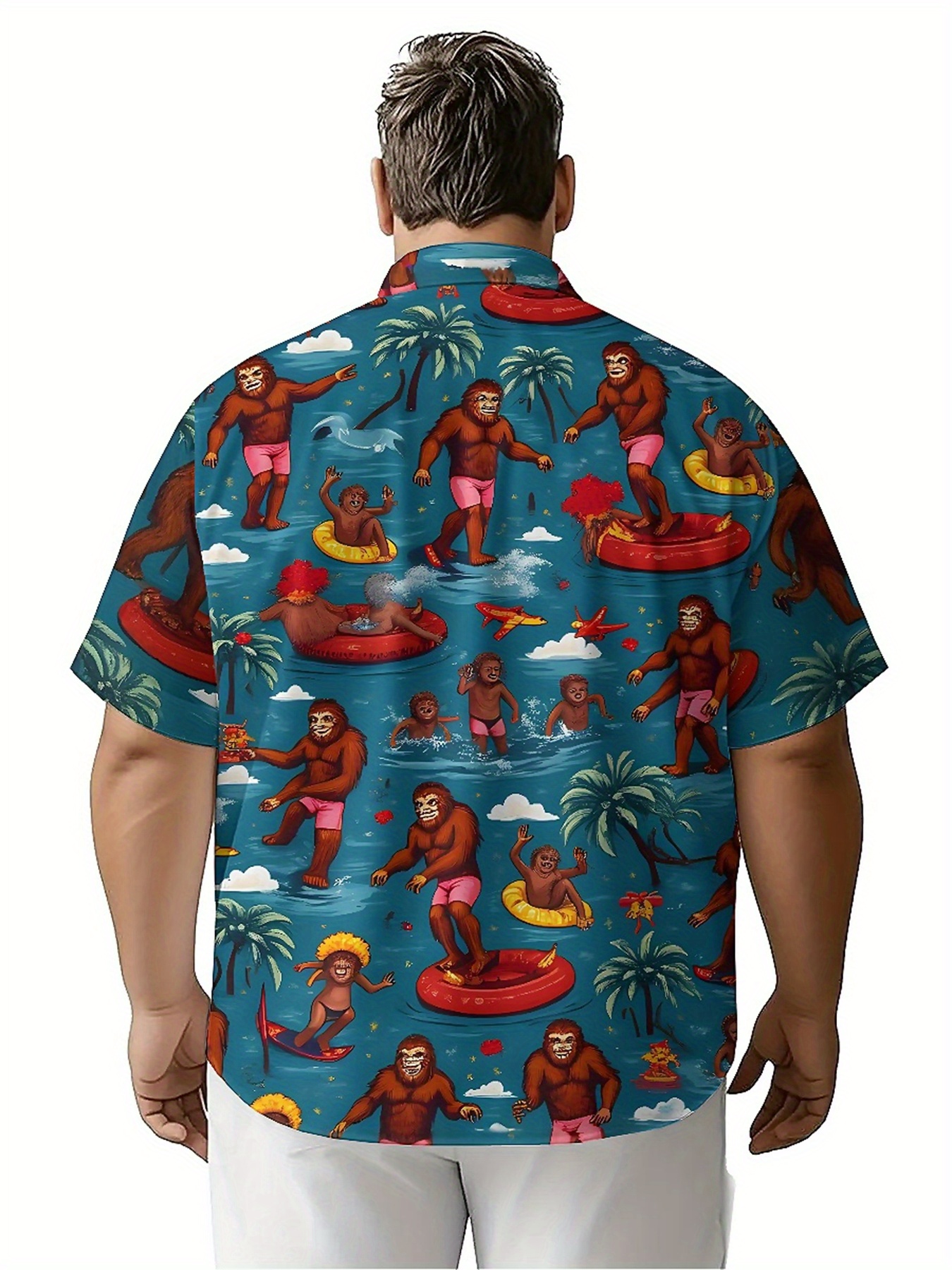 Men's Plus Size Hawaiian Shirt - đánh giá và giá Beach Shirt Hawaiian
