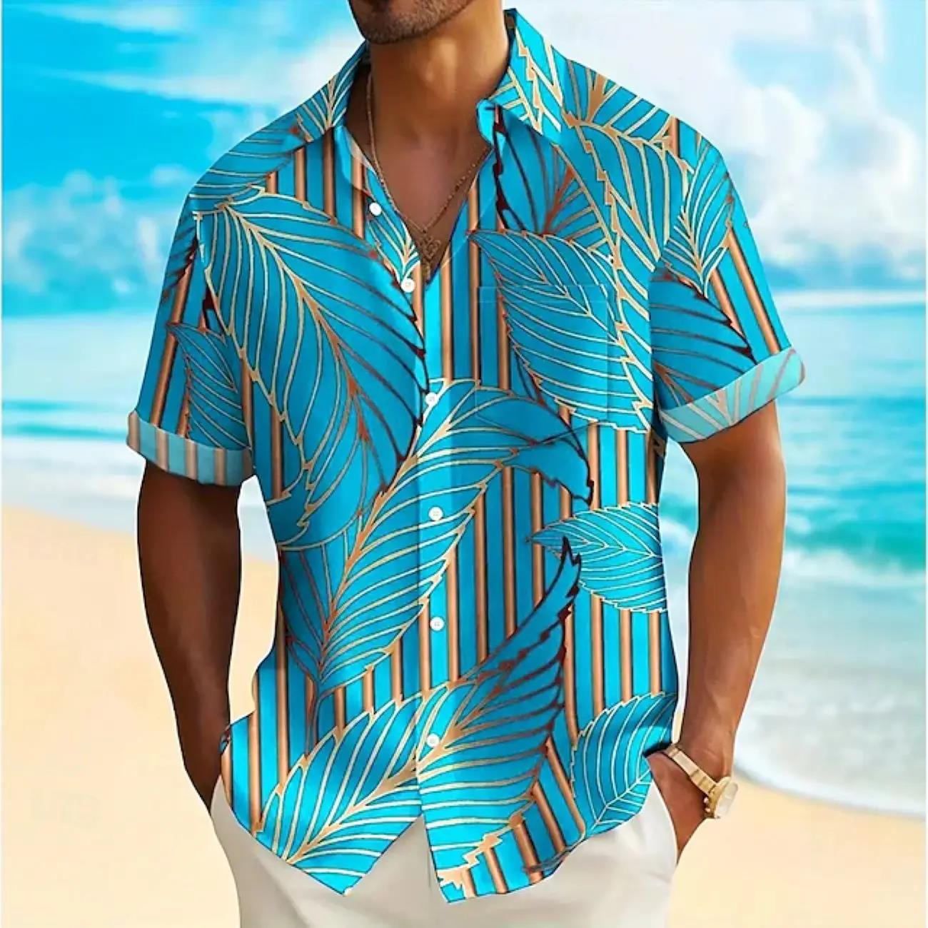 Men's Summer Short Sleeve Shir - đánh giá và giá Summer Vacation Clothing Men