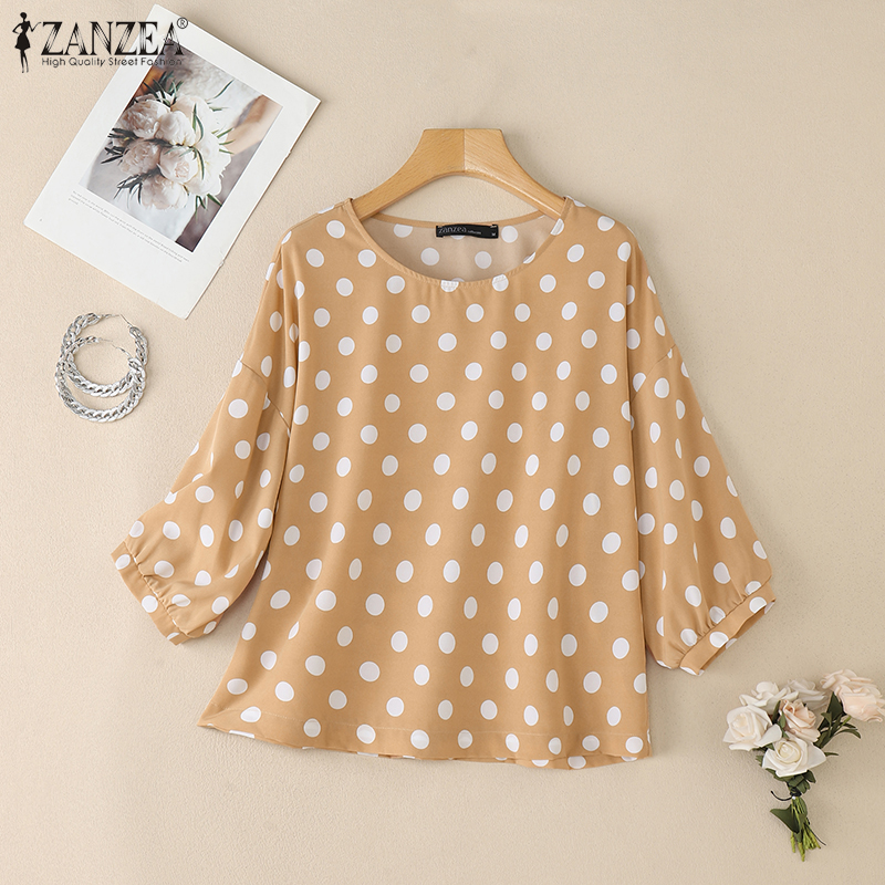 ZANZEA Woman Casual Polka Dot  - đánh giá và giá Summer Days Clothing