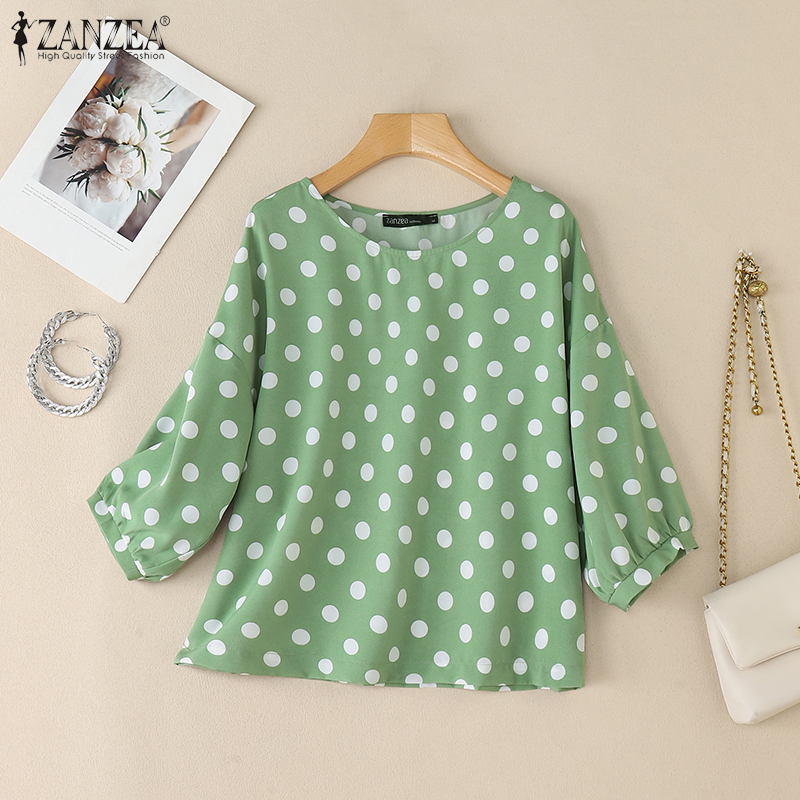 ZANZEA Woman Casual Polka Dot  - đánh giá và giá Summer Days Clothing
