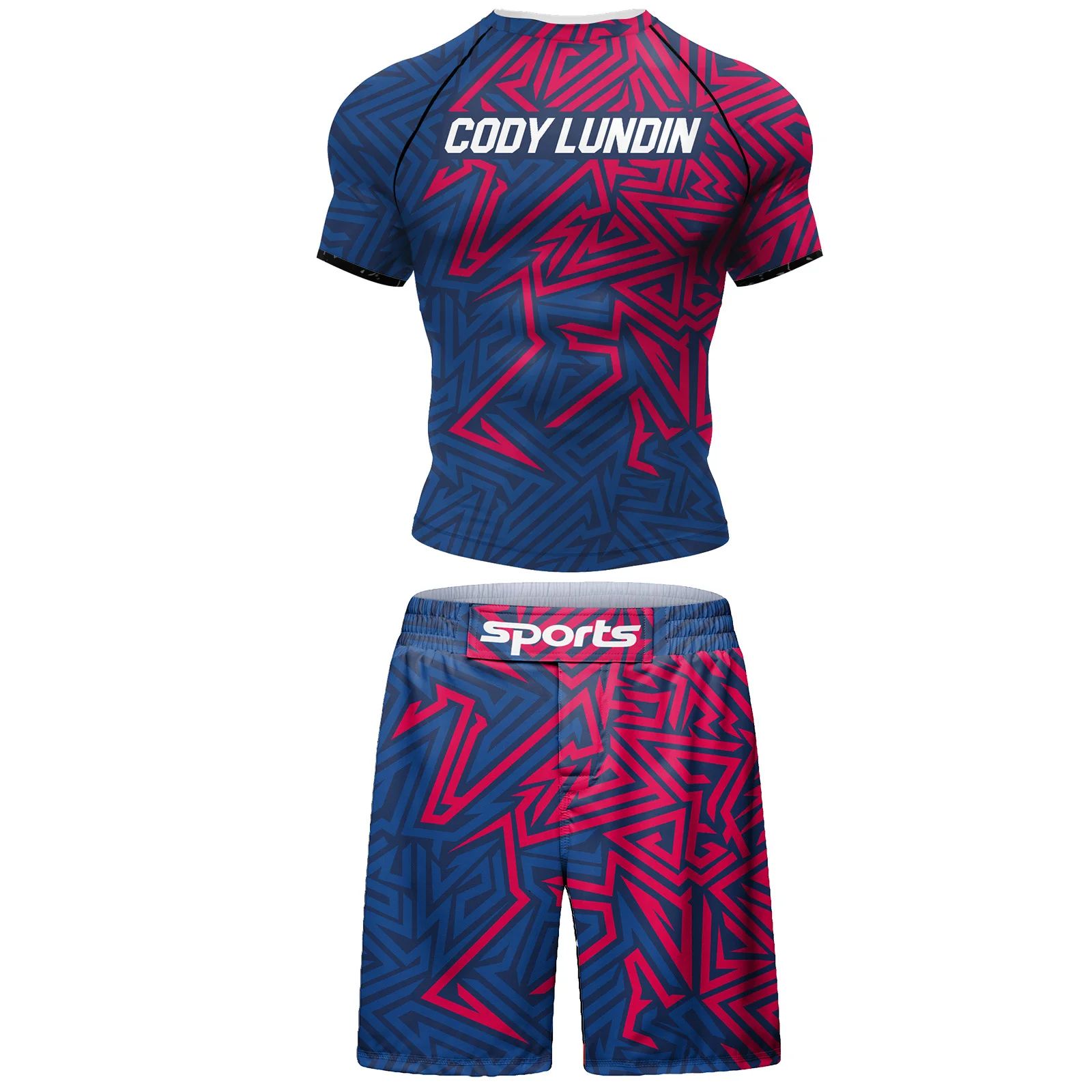 Bjj Mma T-Shirt+Shorts Sets Bo - đánh giá và giá Summer Clothing Haul