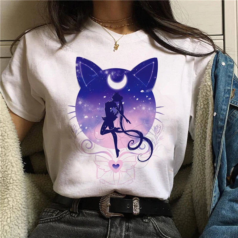 T Shirt 90s Anime Sailor Moon  - đánh giá và giá Summer Clothing Trends For Women