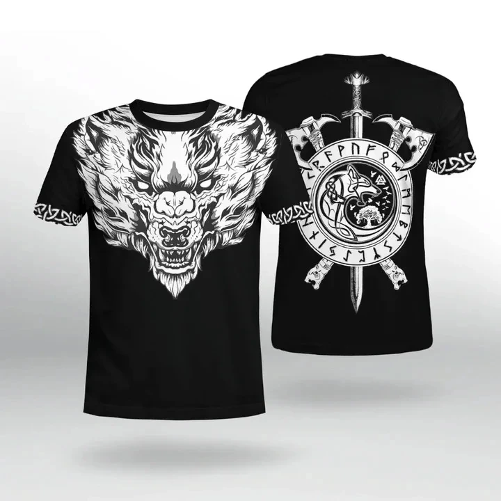 Viking Myth Valhalla Totem T-s - đánh giá và giá Summer Viking Clothing