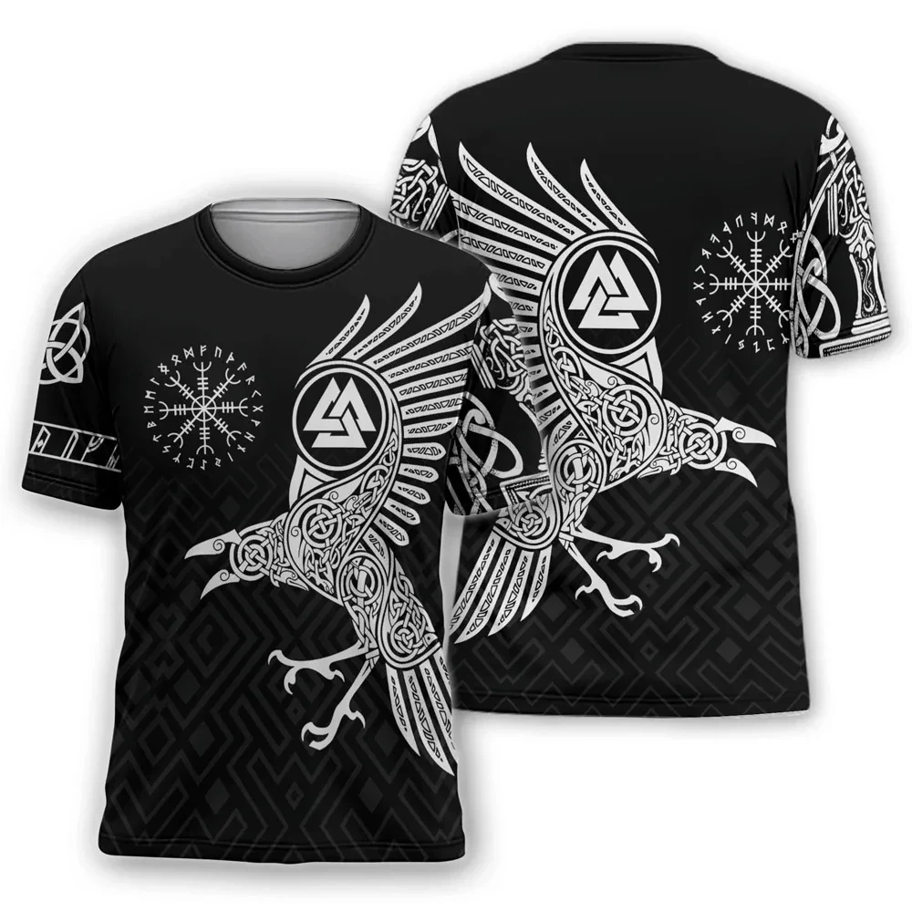Viking Myth Valhalla Totem T-s - đánh giá và giá Summer Viking Clothing
