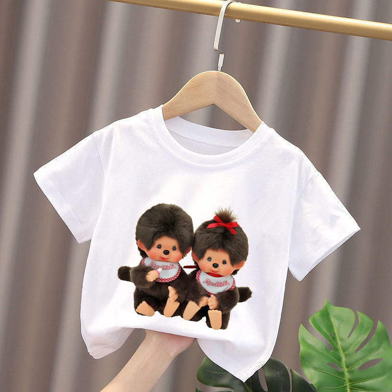 Monchhichi Kids T-shirts Anime - đánh giá và giá Summer Clothing For Baby Boy